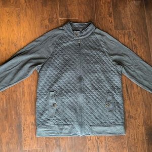 Tasso Elba Charcoal Zip-Up